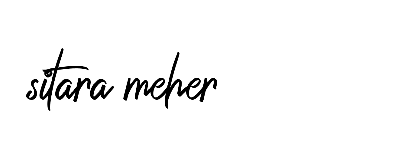 Signature of sitara-meher