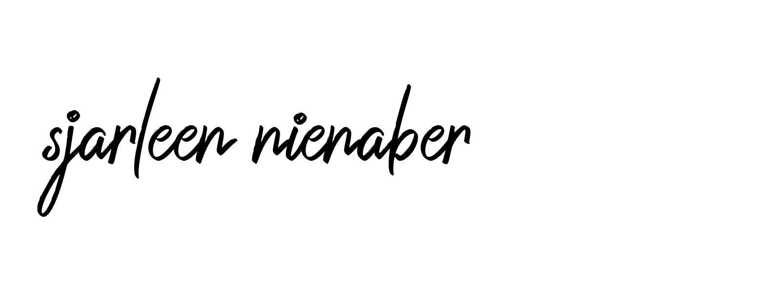 Signature of sjarleen-nienaber