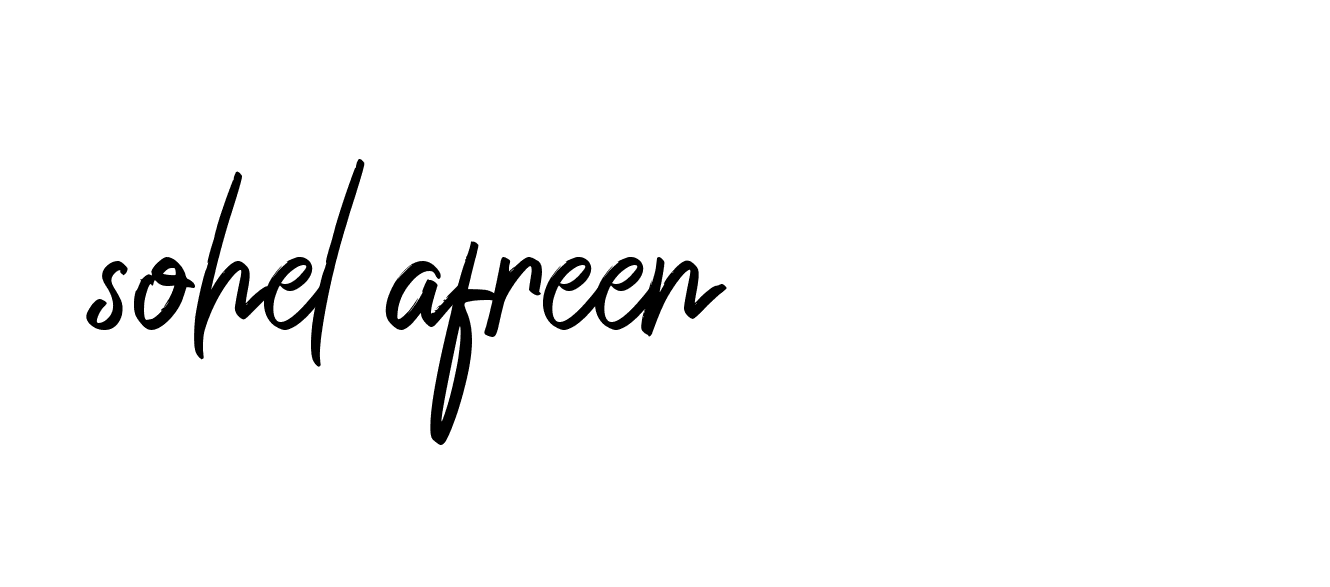 Signature of sohel-afreen