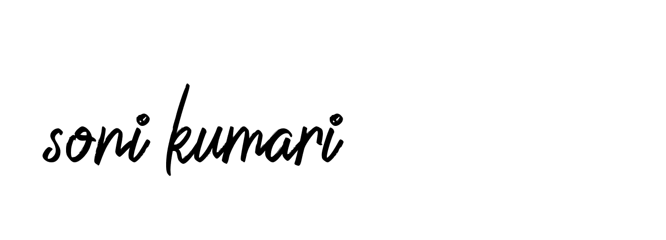 Signature of soni-kumari-