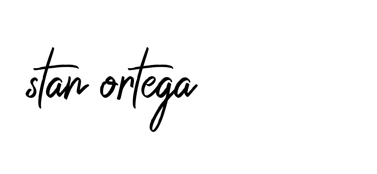 Signature of stan-ortega