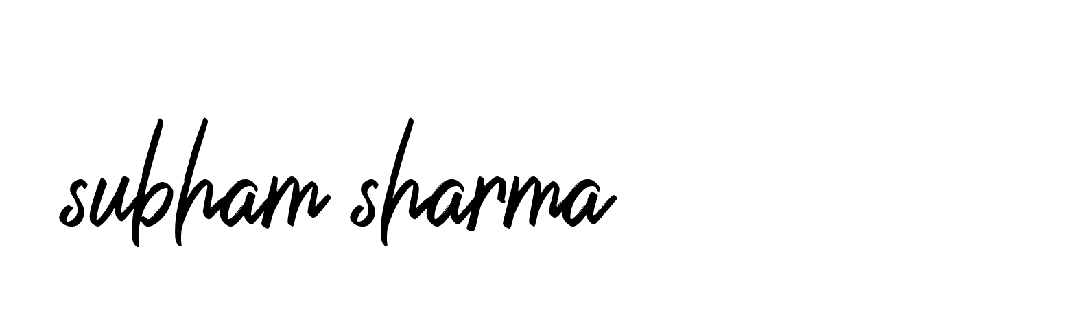 Signature of subham-sharma-