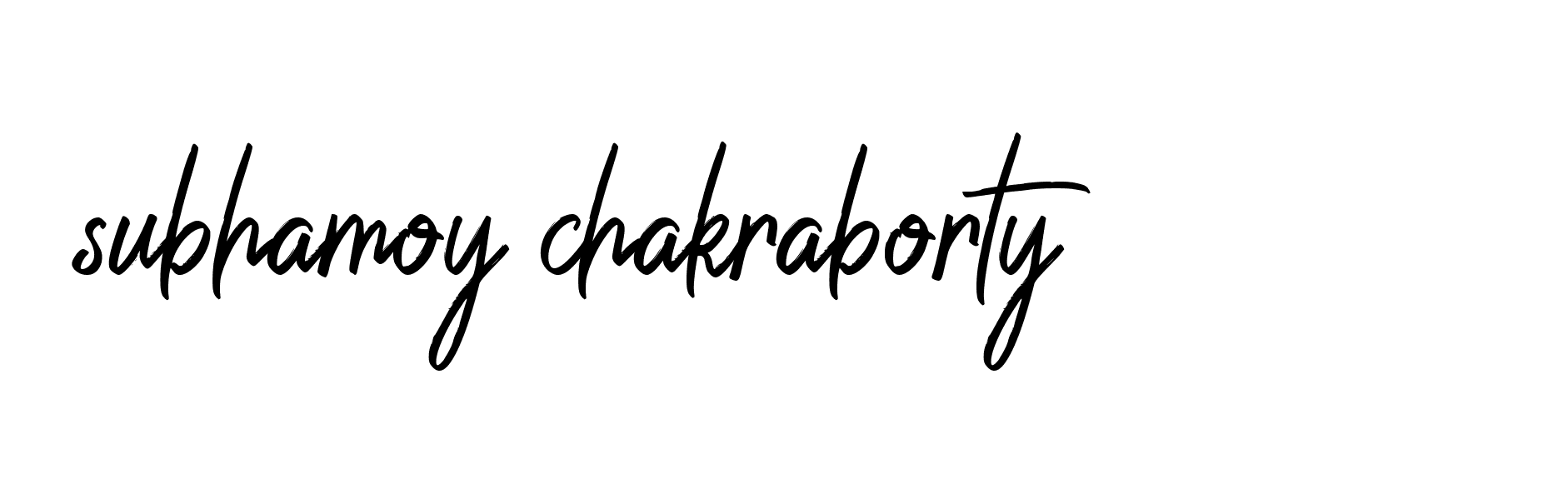 Signature of subhamoy-chakraborty