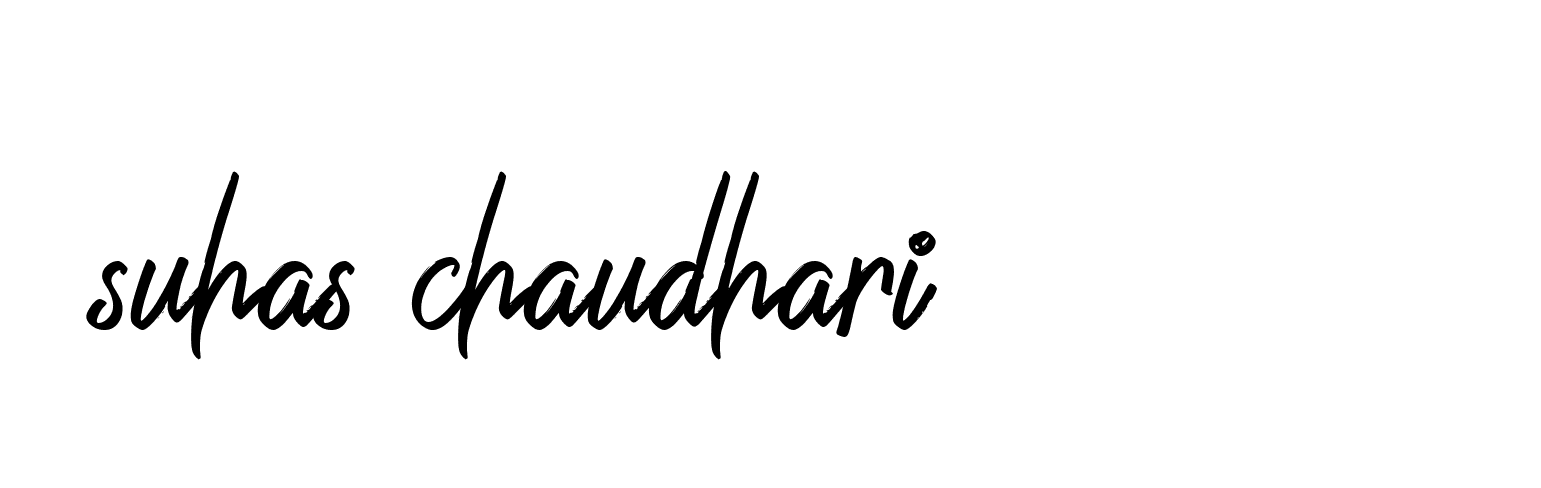 Signature of suhas-chaudhari