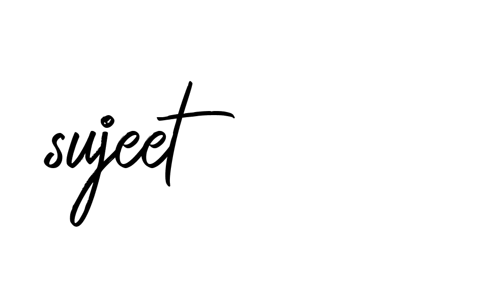 Signature of sujeet