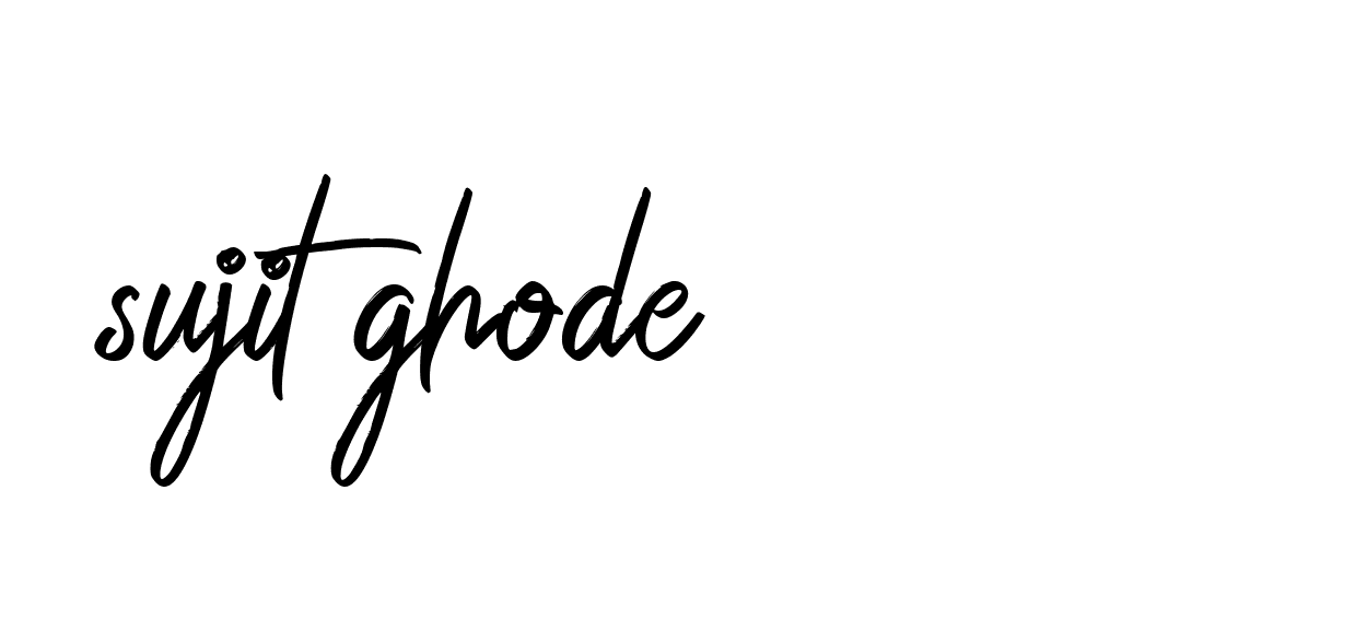 Signature of sujit-ghode