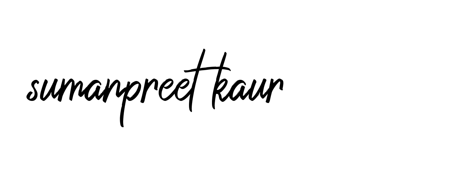 Signature of sumanpreet-kaur