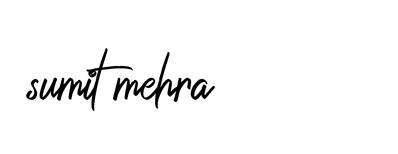 Signature of sumit-mehra