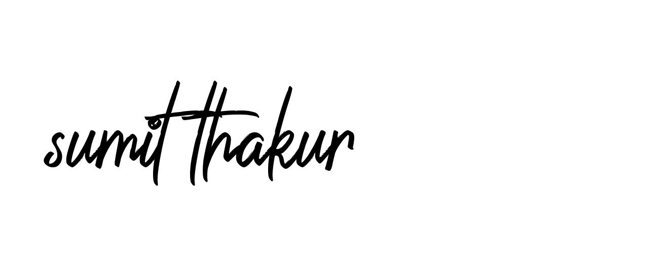 Signature of sumit-thakur