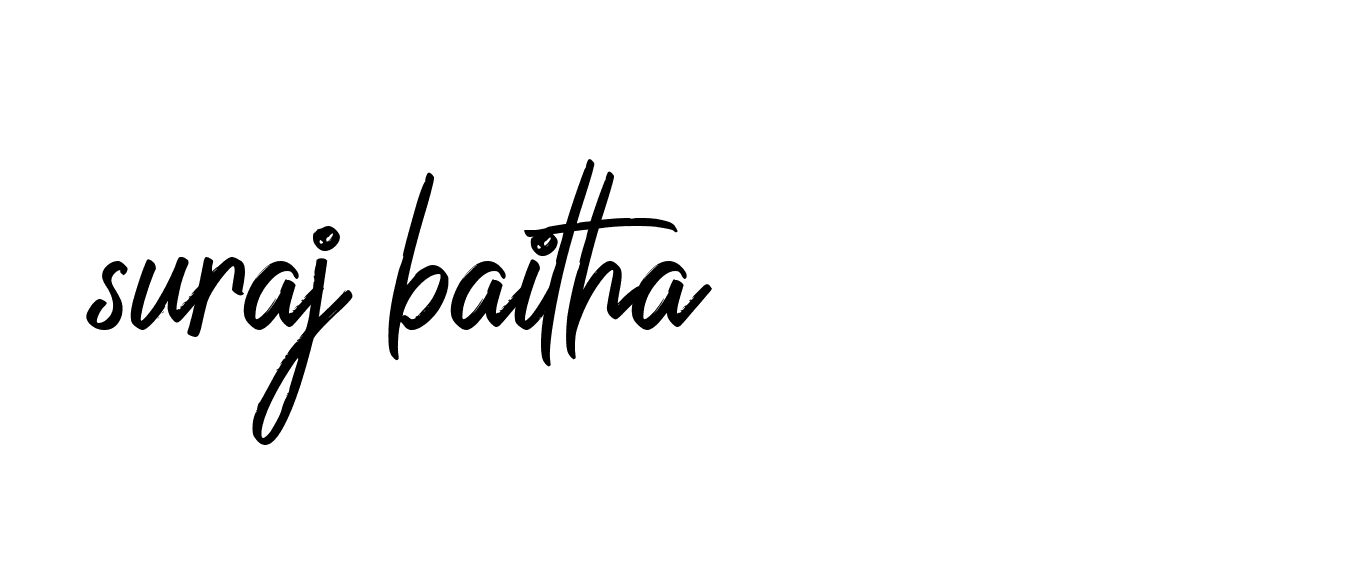 Signature of suraj-baitha-