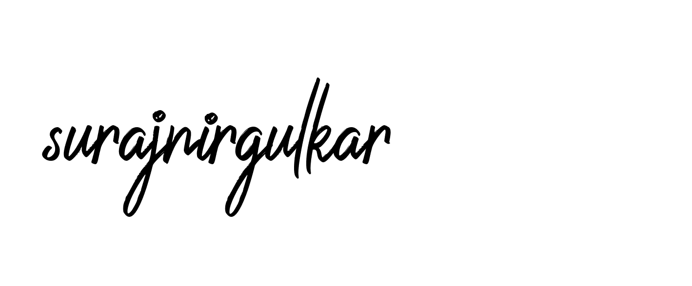 Signature of surajnirgulkar