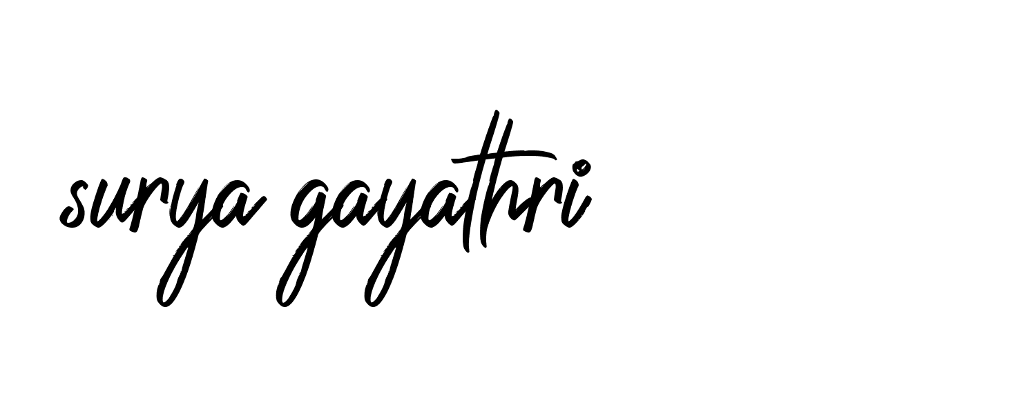 Signature of surya-gayathri