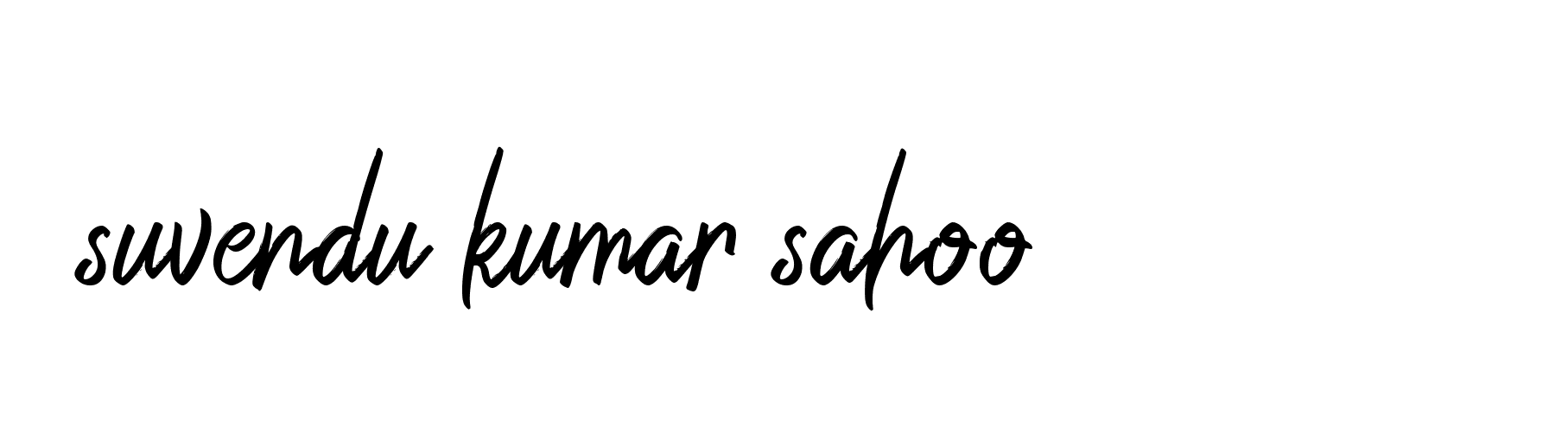 Signature of suvendu-kumar-sahoo