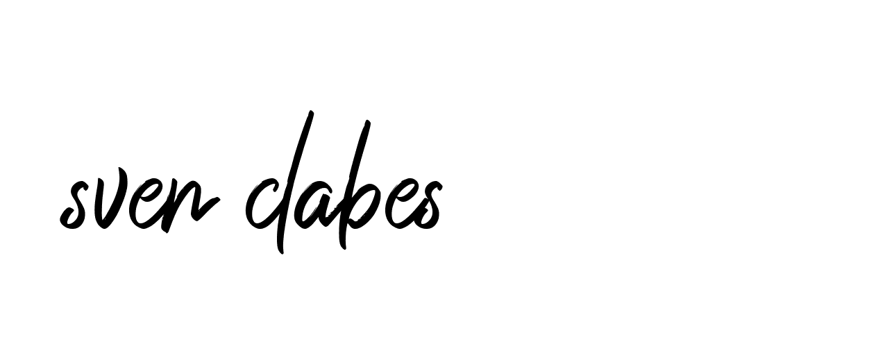 Signature of sven-clabes