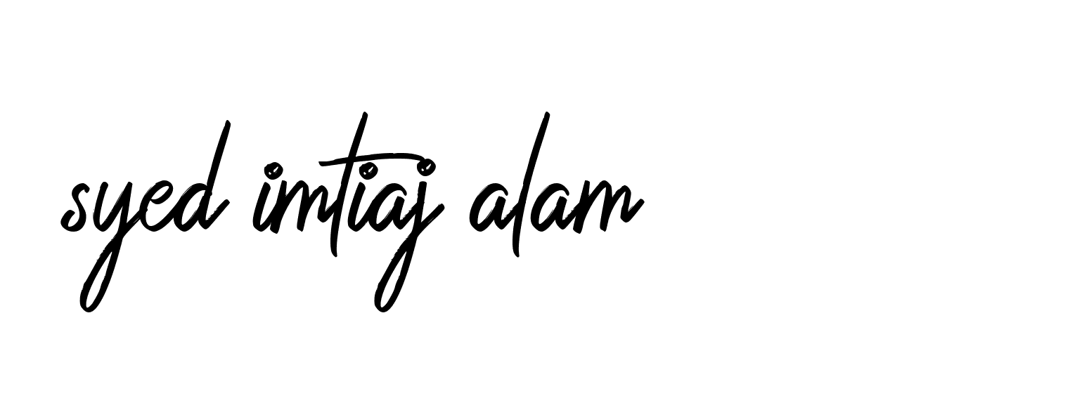 Signature of syed-imtiaj-alam