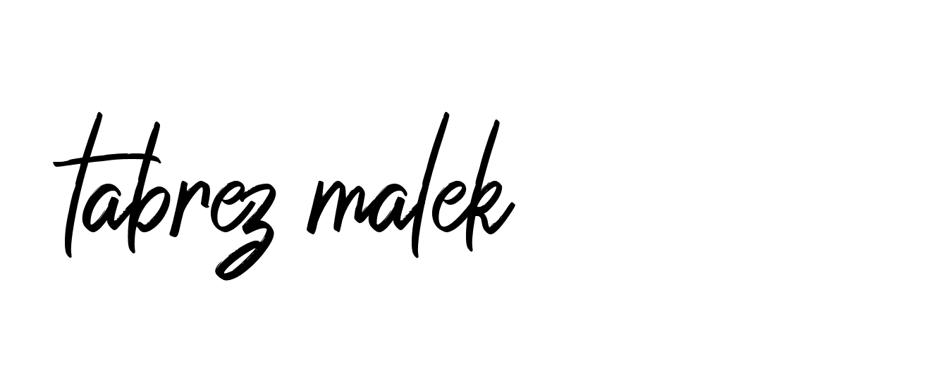 Signature of tabrez-malek