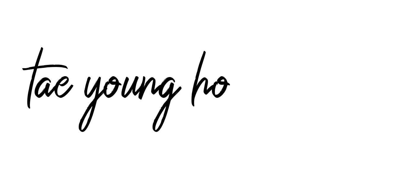 Signature of tae-young-ho