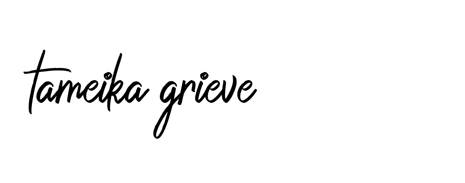 Signature of tameika-grieve-