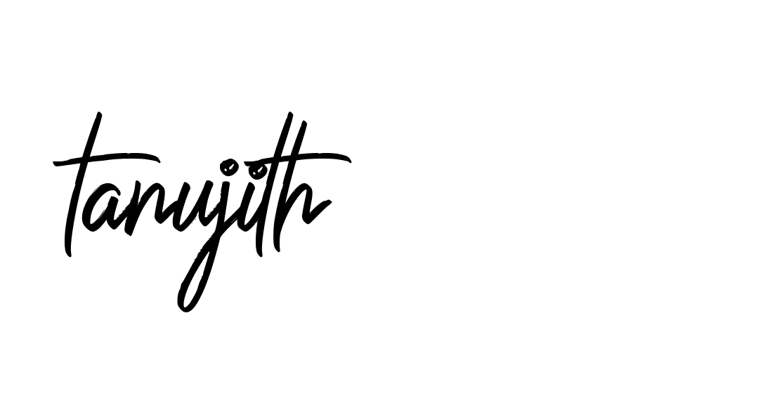 Signature of tanujith