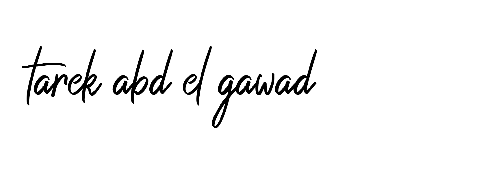 Signature of tarek-abd-el-gawad