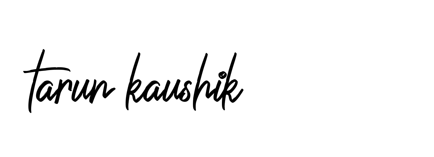 Signature of tarun-kaushik