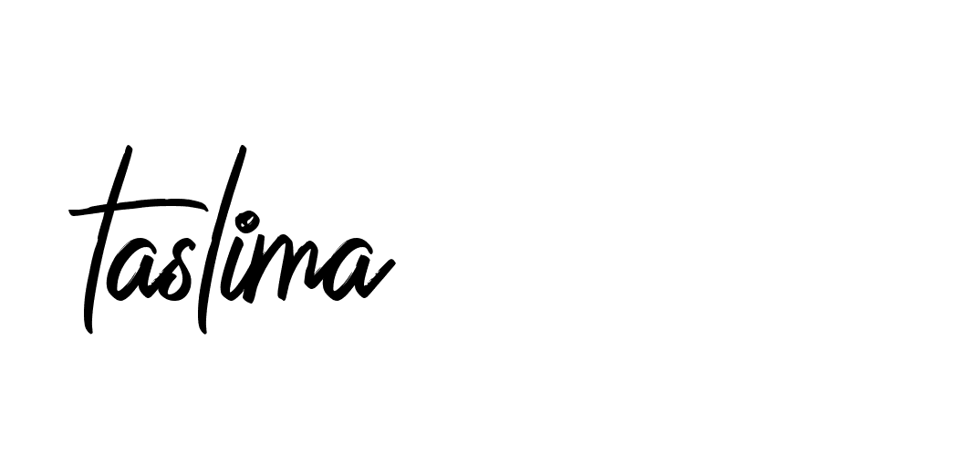 Signature of taslima