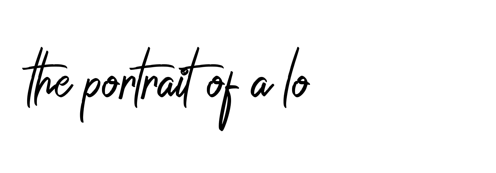 Signature of the-portrait-of-a-lo