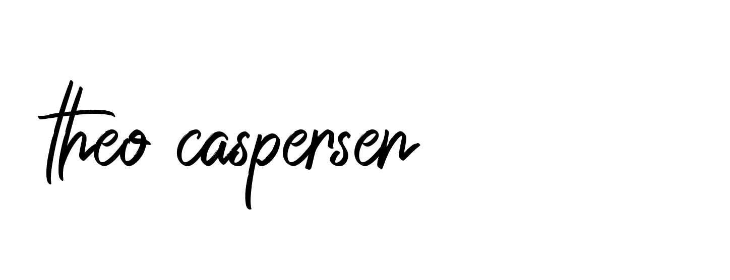 Signature of theo-caspersen