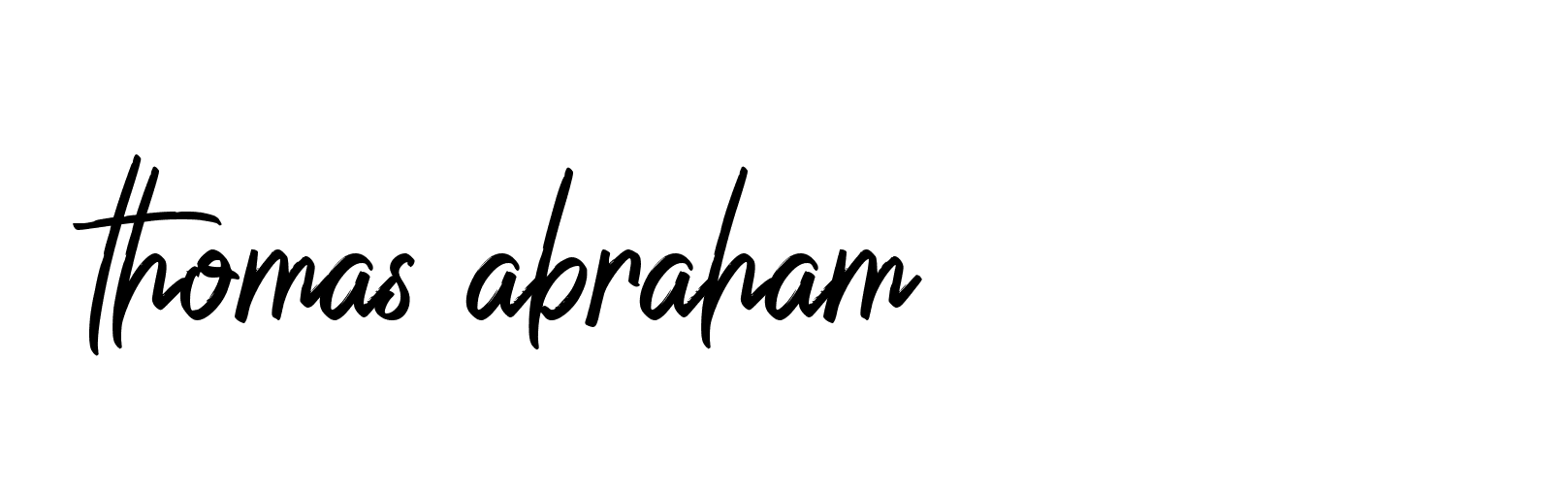 Signature of thomas-abraham-