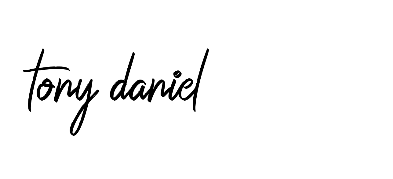 Signature of tony-daniel