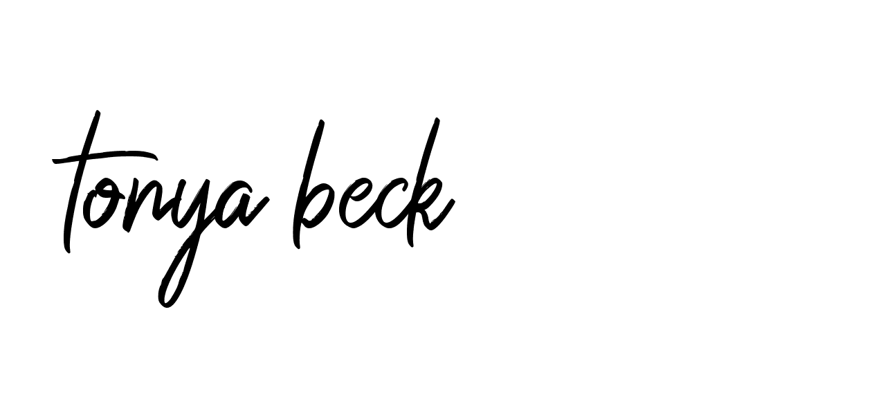 Signature of tonya-beck