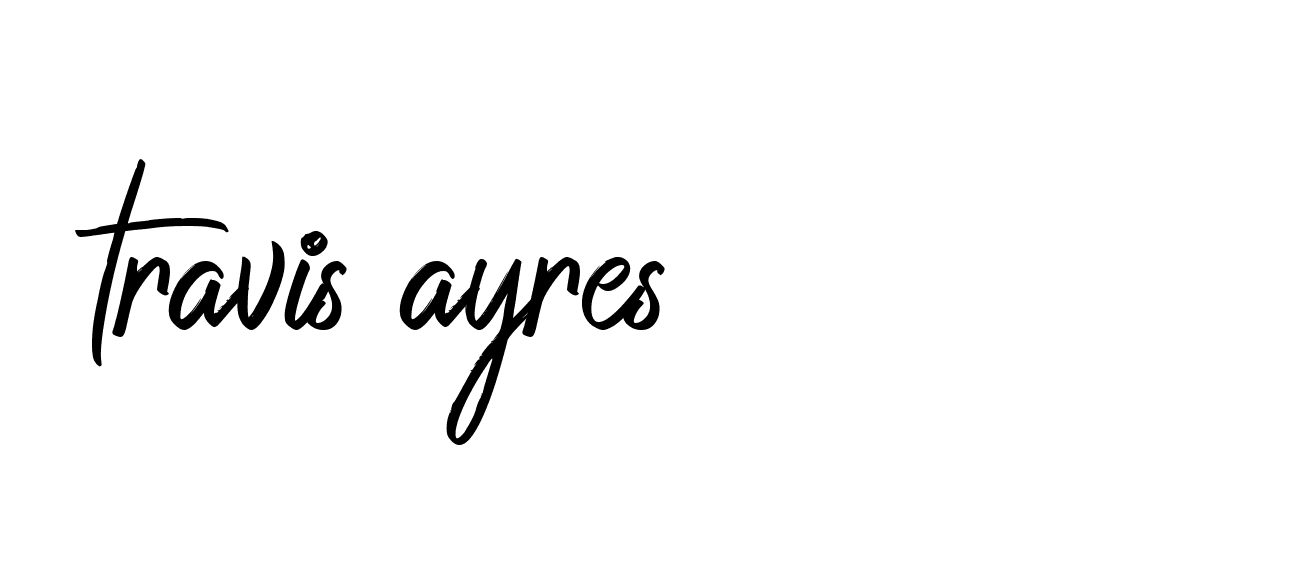 Signature of travis-ayres