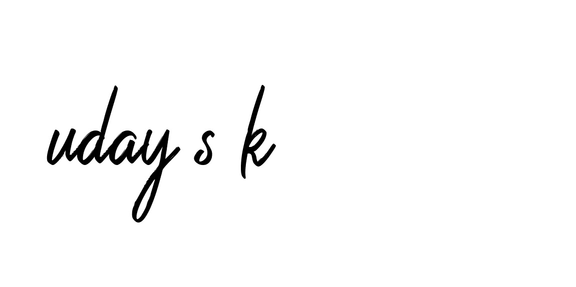 Signature of uday-s-k