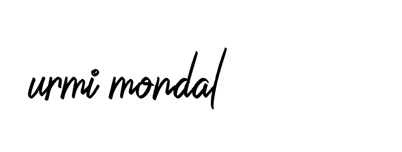 Signature of urmi-mondal