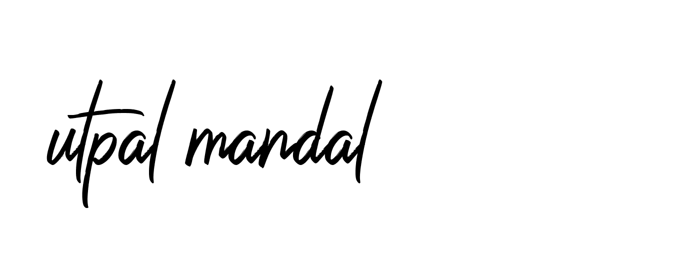 Signature of utpal-mandal