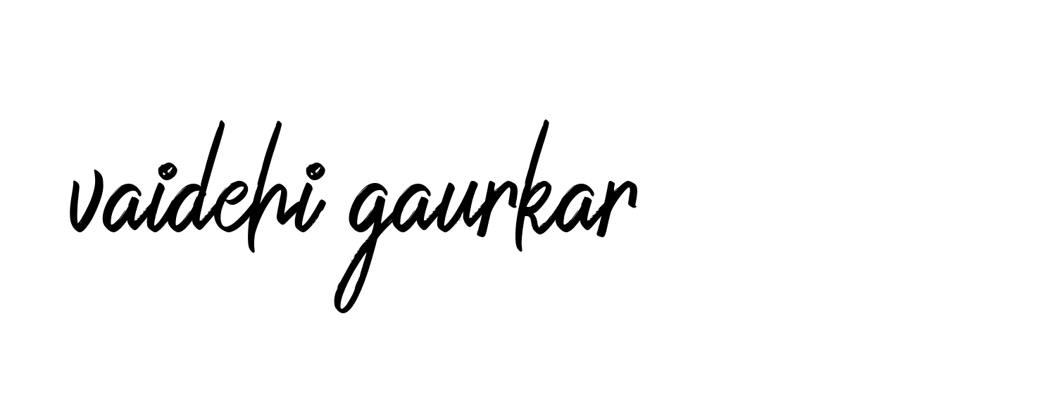 Signature of vaidehi-gaurkar