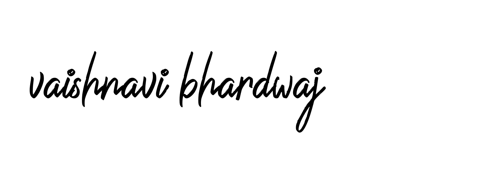 Signature of vaishnavi-bhardwaj