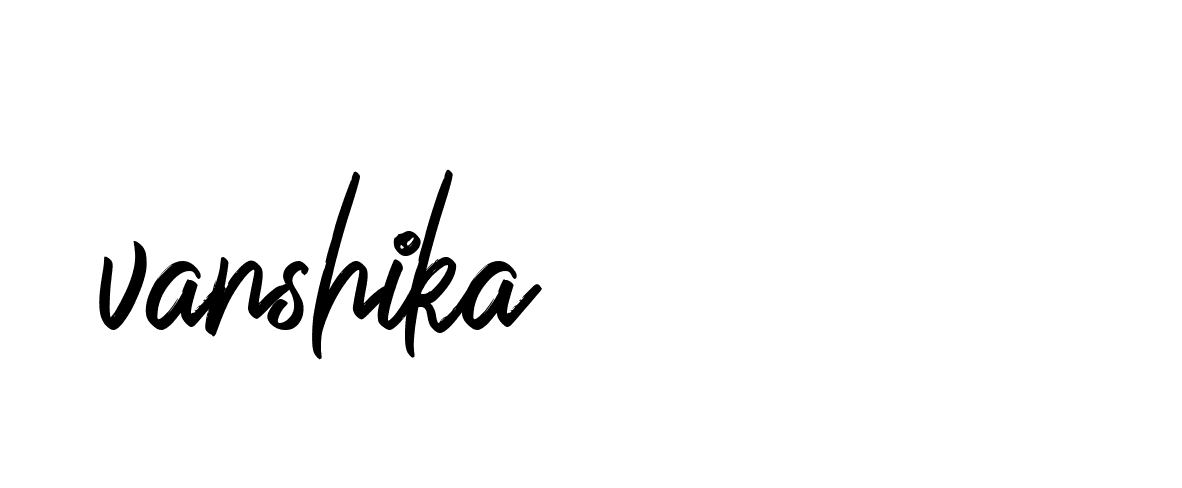 Signature of vanshika-