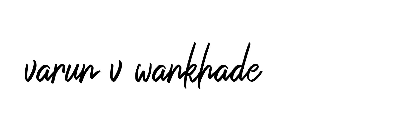 Signature of varun-v-wankhade