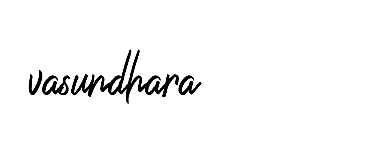 Signature of vasundhara