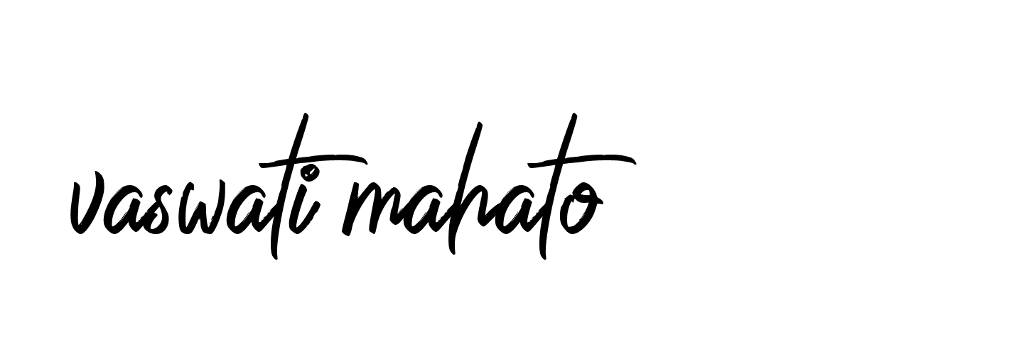 Signature of vaswati-mahato