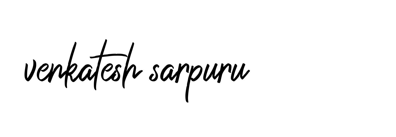 Signature of venkatesh-sarpuru