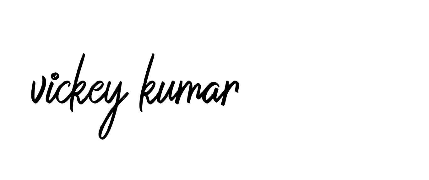 Signature of vickey-kumar