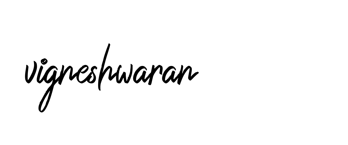 Signature of vigneshwaran