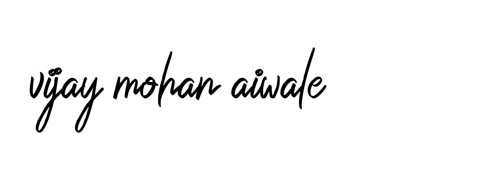 Signature of vijay-mohan-aiwale