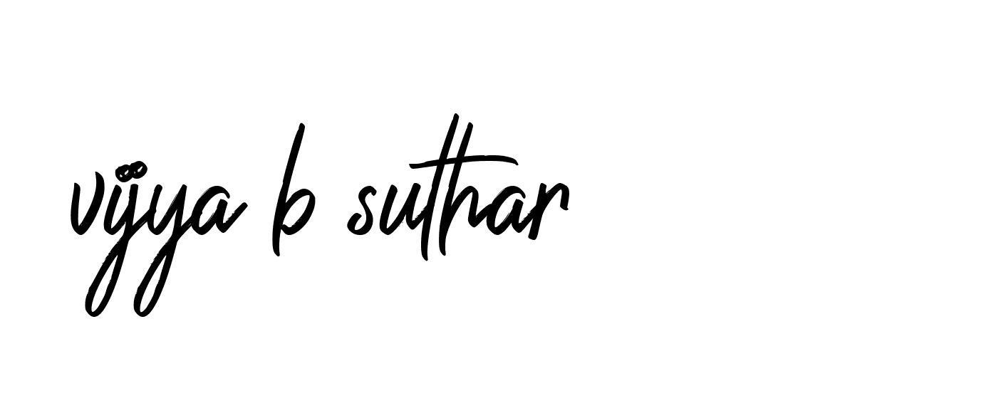 Signature of vijya-b-suthar