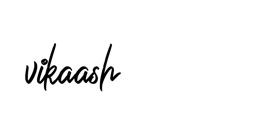 Signature of vikaash