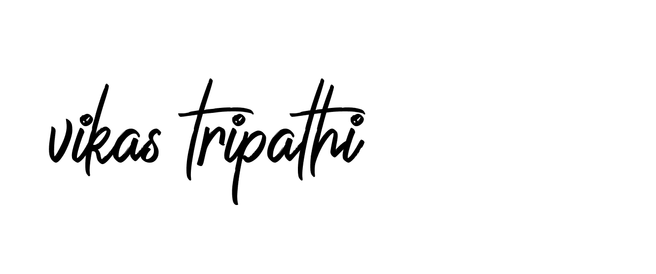 Signature of vikas-tripathi