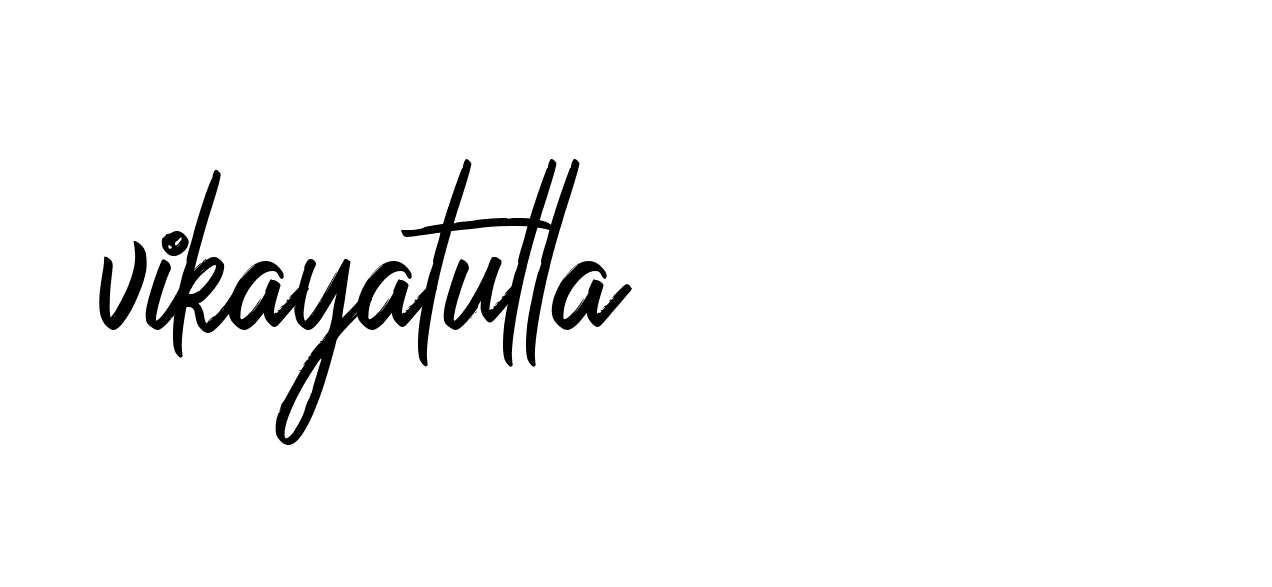 Signature of vikayatulla-