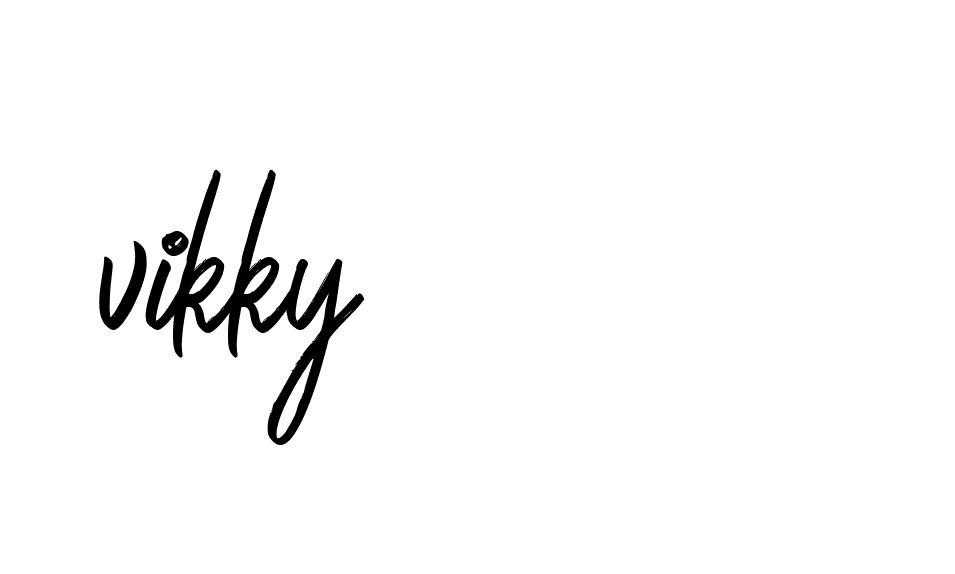 Signature of vikky